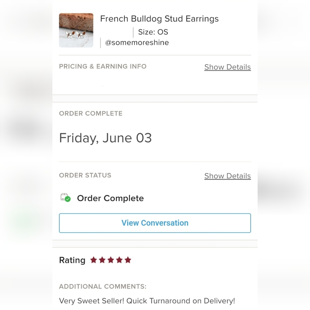 French Bulldog Stud Earrings - Only 2 left - Picture 9 of 11